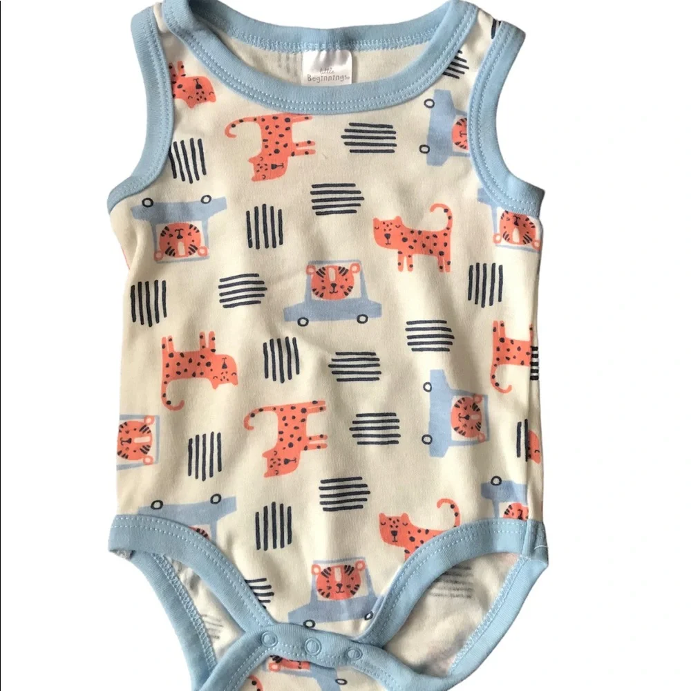 New! Cudlie 3 Pack Bodysuit Set 6-9 months